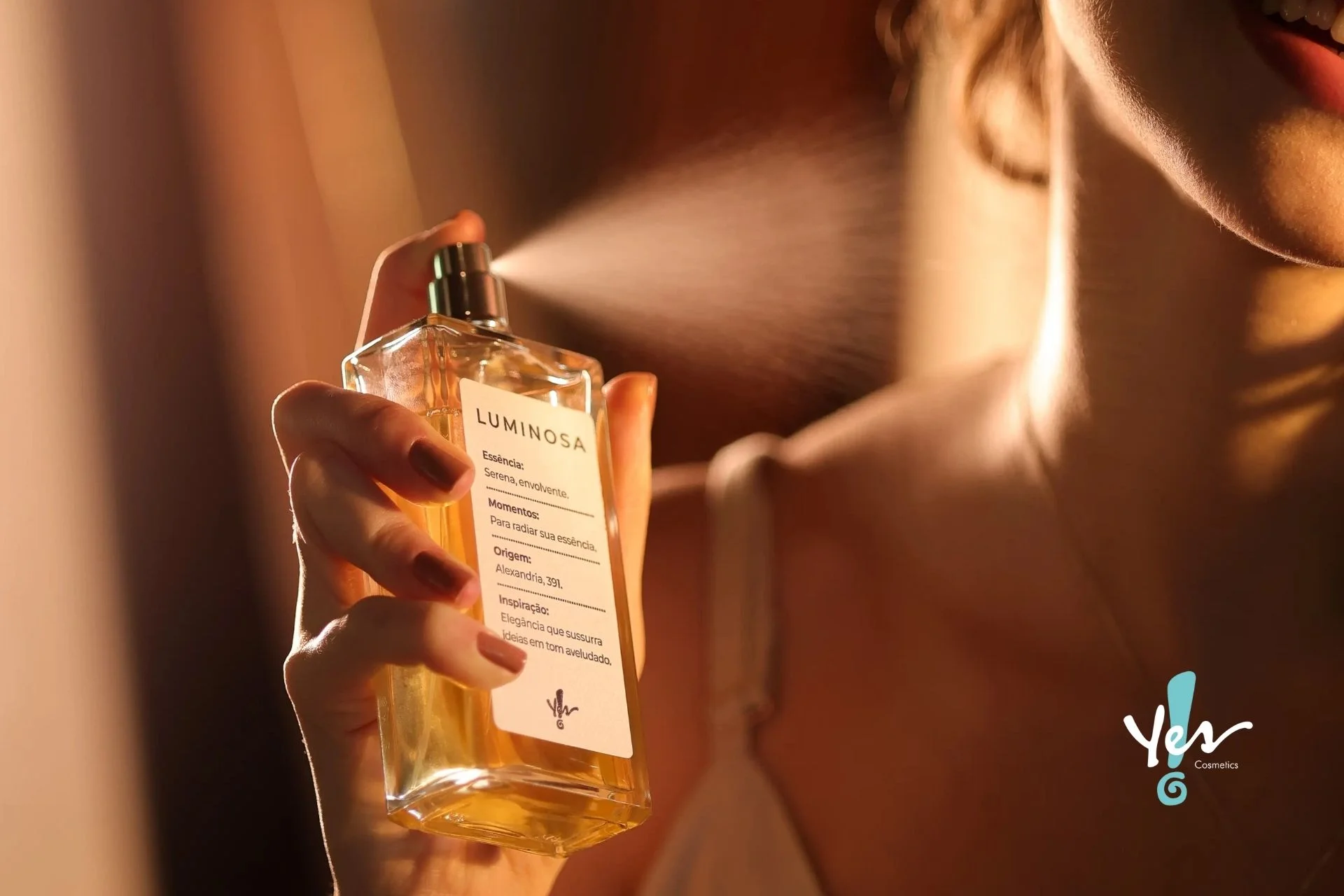 Colônia como aromatizador de ambiente: Perfume sutil - inspiração 2