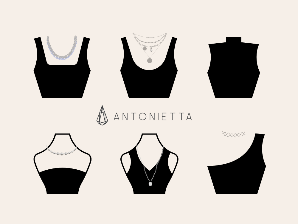 Colares que Ajudam a 'Quebrar' o Rosto Alongado/Retangular - inspiração 2