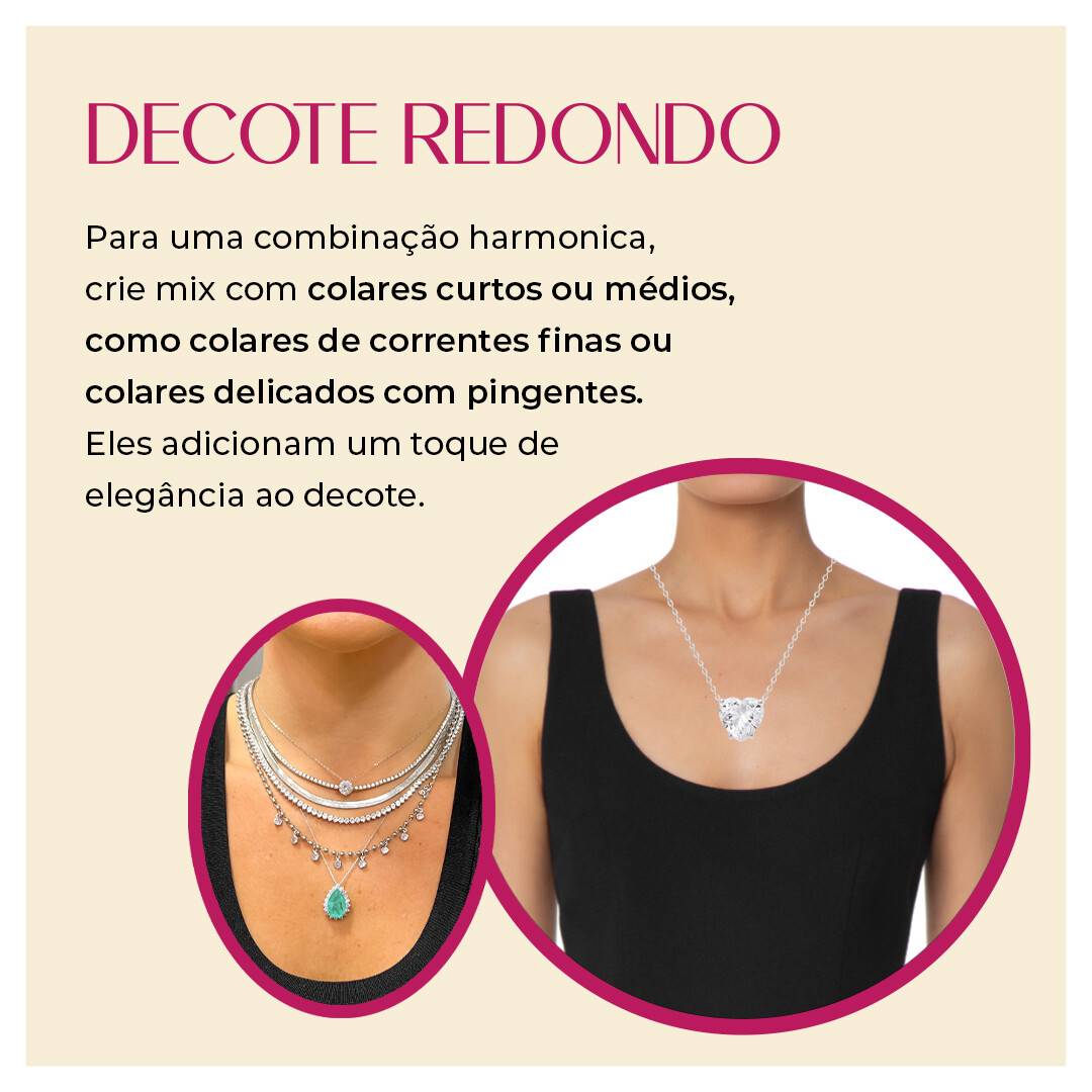 O Impacto do Pingente na Escolha do Colar por Formato de Rosto - inspiração 2