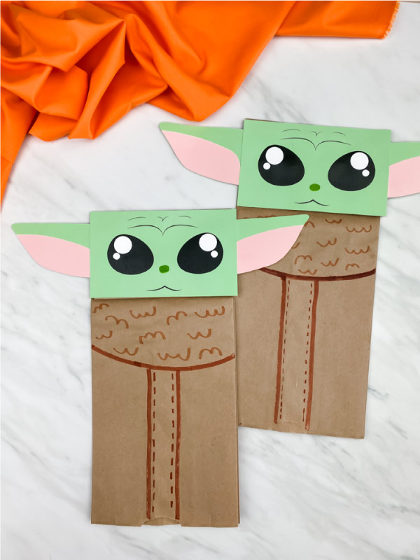 Origami Express: Baby Yoda em 10 Dobras - inspiração 1