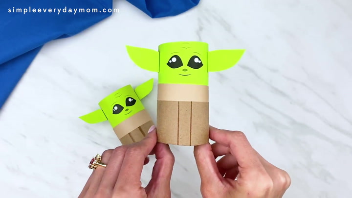 Miniatura Kawaii: A Arte do Quilling no Seu Grogu - inspiração 2