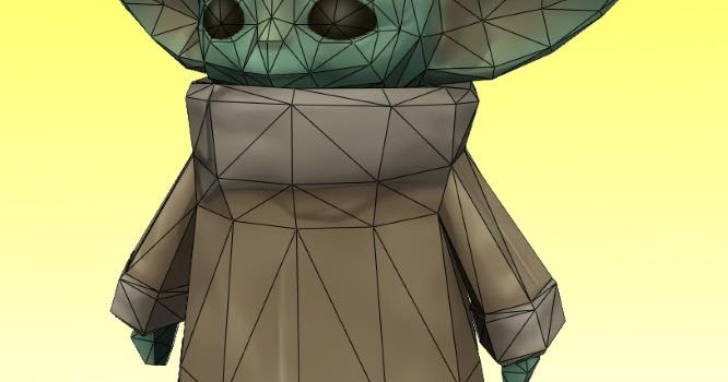 Grogu Luminoso: Crie um Abajur de Papel - inspiração 1