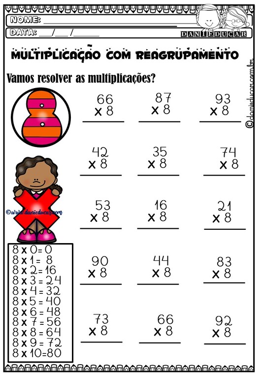 Comece pelo Básico: Entenda o Conceito da Multiplicação - inspiração 1