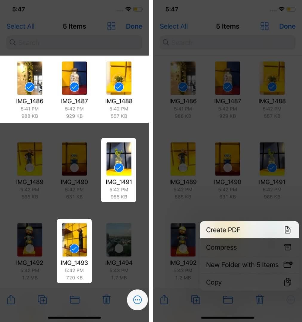 Combine várias fotos em um único PDF para organizar seus documentos - inspiração 3