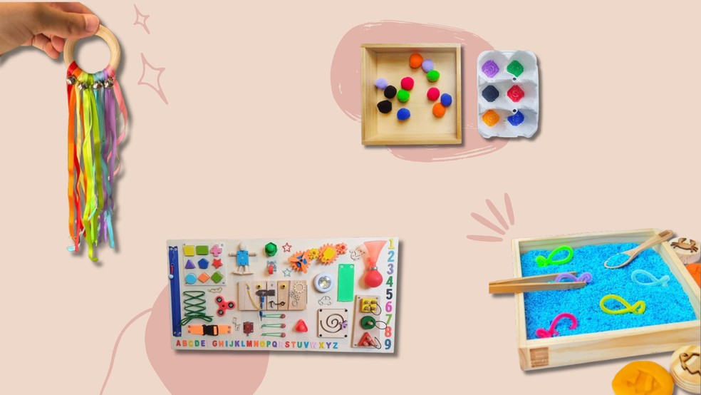 Use e abuse das caixas sensoriais - inspiração 2