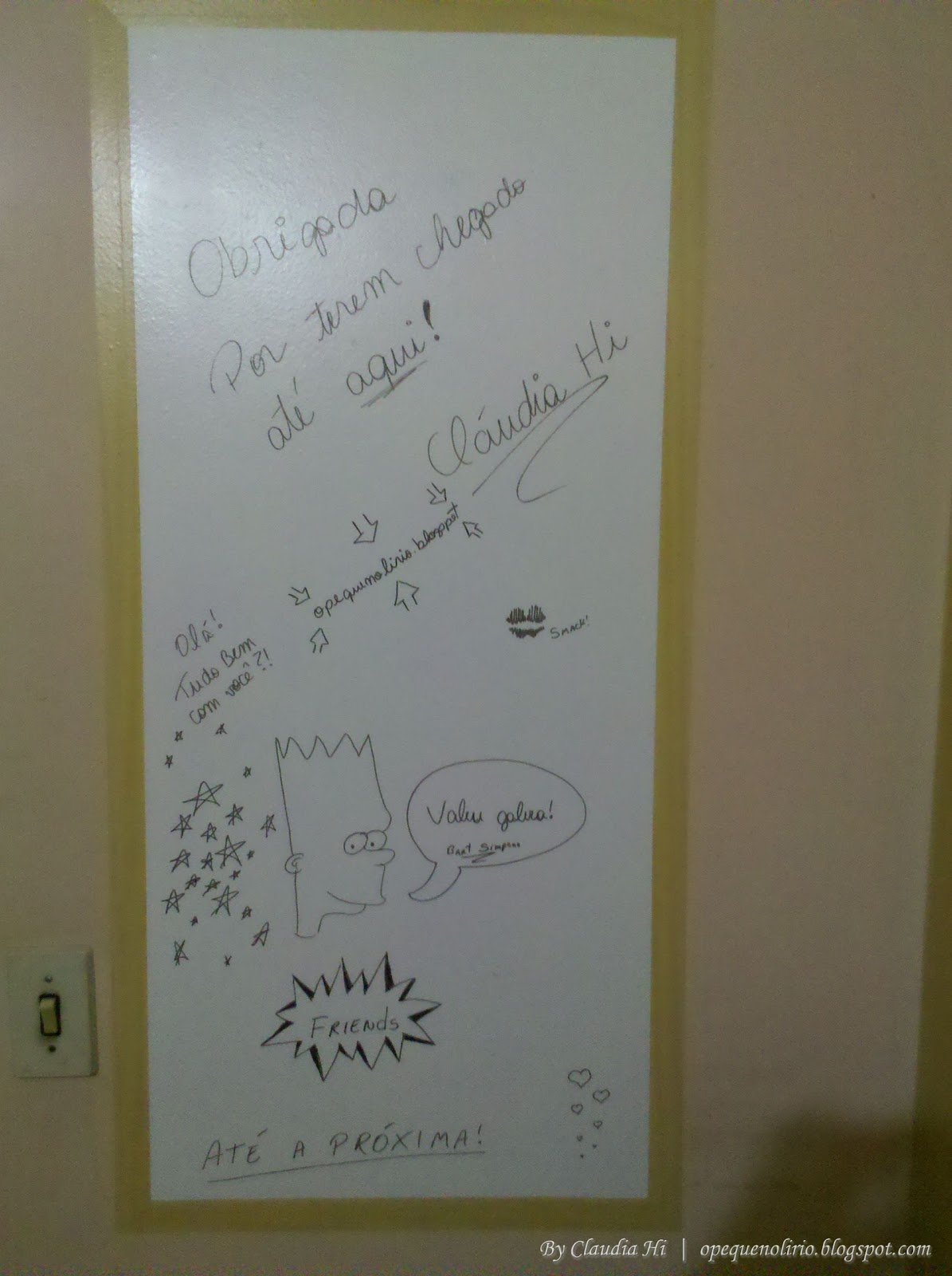 Quadro Branco Express: Papelão e Contact - inspiração 3