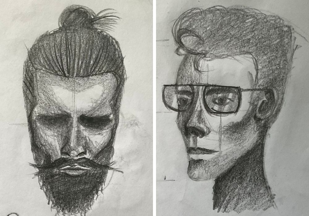 A Base da Expressão: Entendendo a Estrutura Facial - inspiração 2