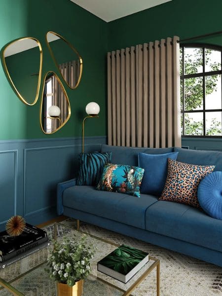 Azul Sereno: Relaxamento e Sofisticação em um Só Tom - inspiração 2