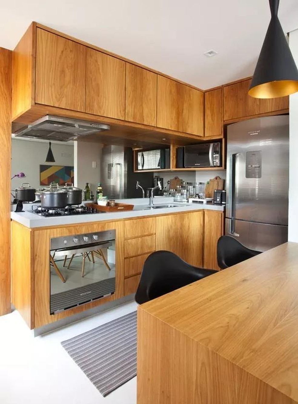 Cores Claras: A Base para um Espaço Maior - inspiração 2