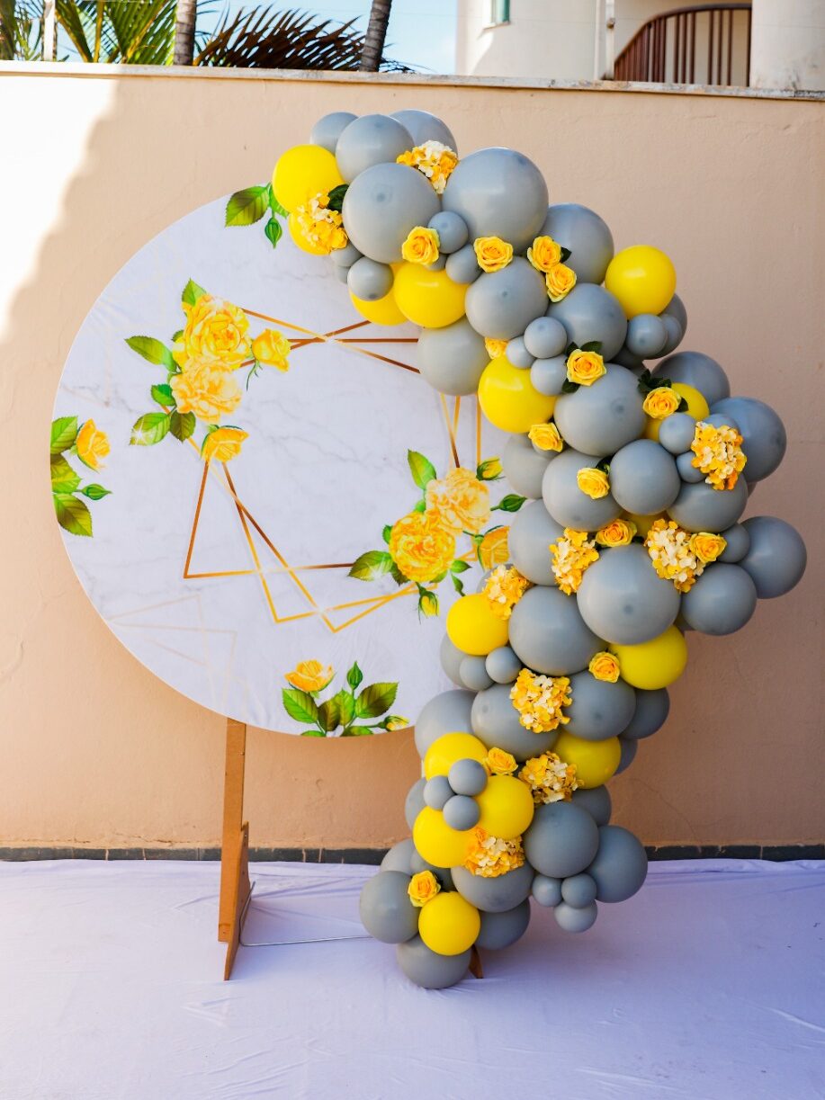 Técnicas Básicas: Montando Arcos e Colunas de Balões - inspiração 2