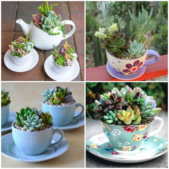 Luminárias Charmosas: Bules e Xícaras Iluminando Seu Ambiente - inspiração 1