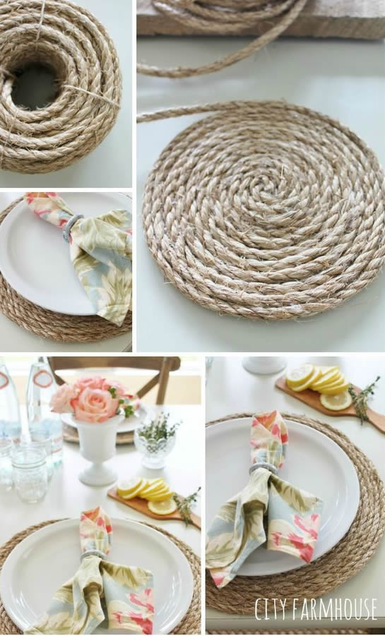 A Corda em Detalhes: De Alças de Cestos a Luminárias - inspiração 1