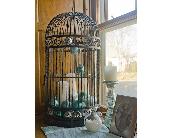 Gaiolas como Porta-Retratos: Memórias em Exibição Charmosa - inspiração 2