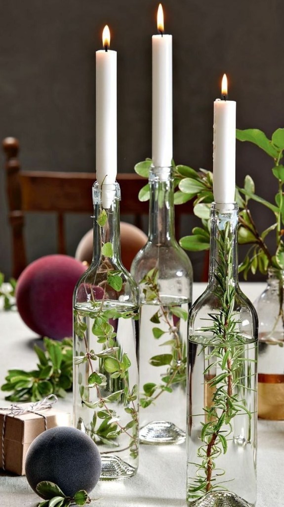 Mini Jardins com Velas: Natureza e Luz em Sintonia - inspiração 1