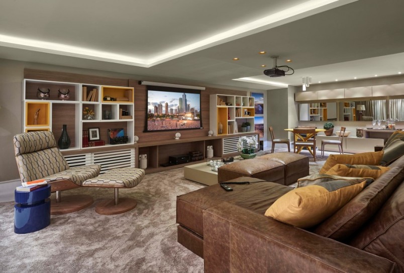 Plantas no Home Theater: Um Toque de Natureza para Relaxar - inspiração 2