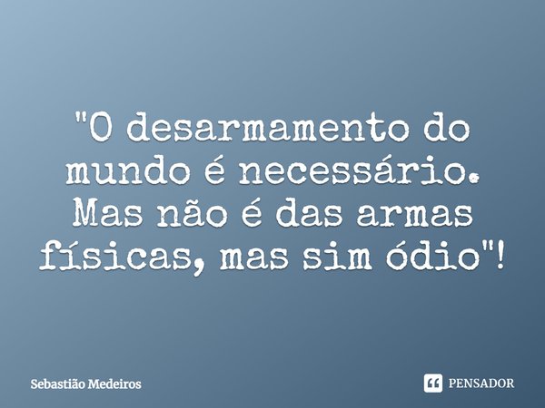 O Que Esperar do Futuro: Tendências e Desafios do Desarmamento - inspiração 2