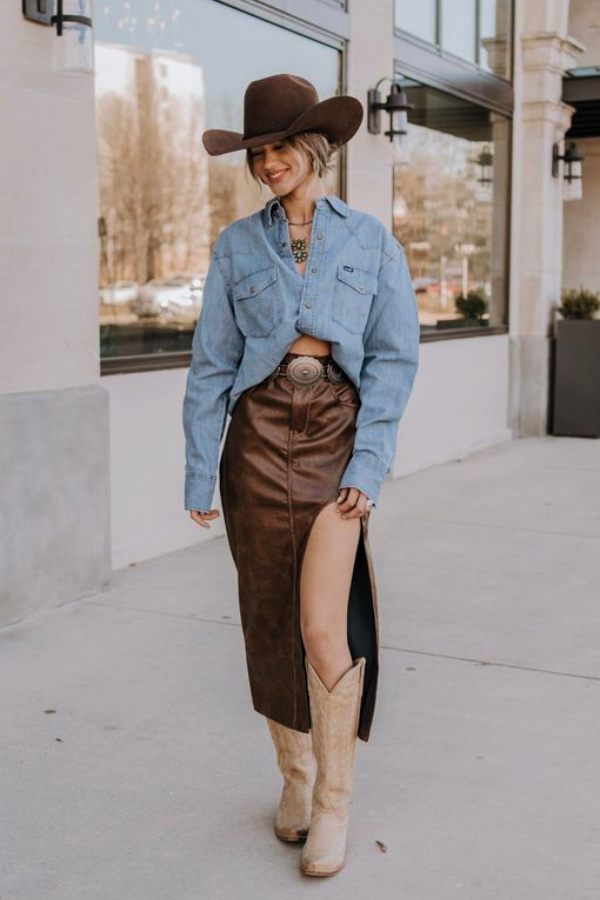 Rock'n'Country: Couro, Tachas e Atitude - inspiração 2