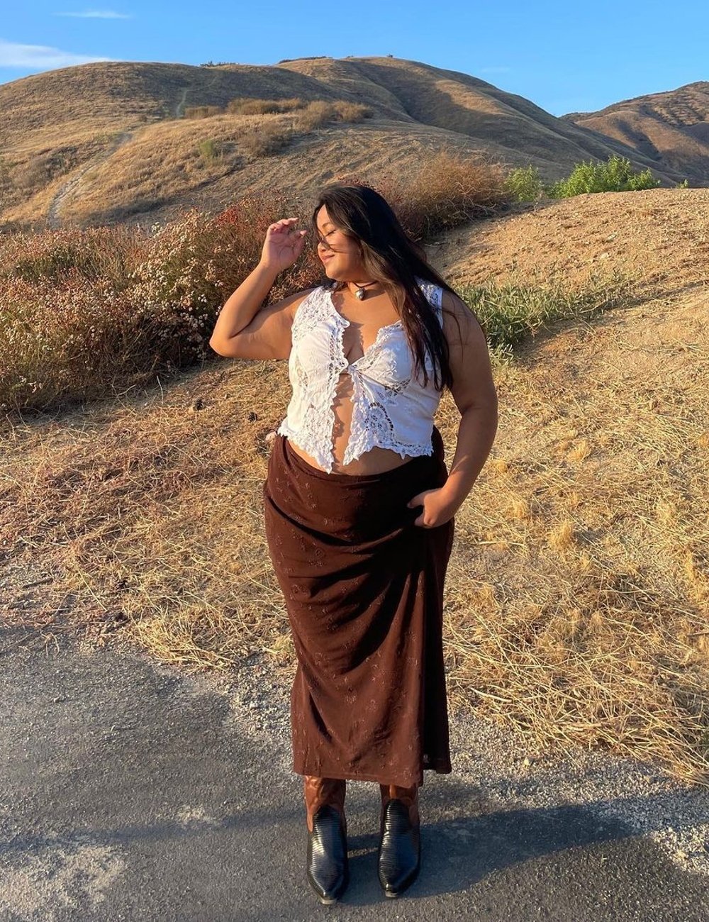 Urbano Country: Xadrez Moderno e Jeans Destroyed - inspiração 2