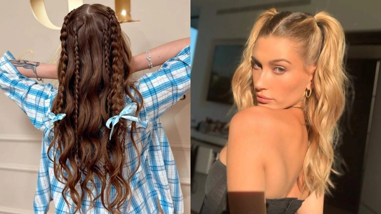 Semi-Presos com Tranças Finas: Detalhes que Encantam - inspiração 2