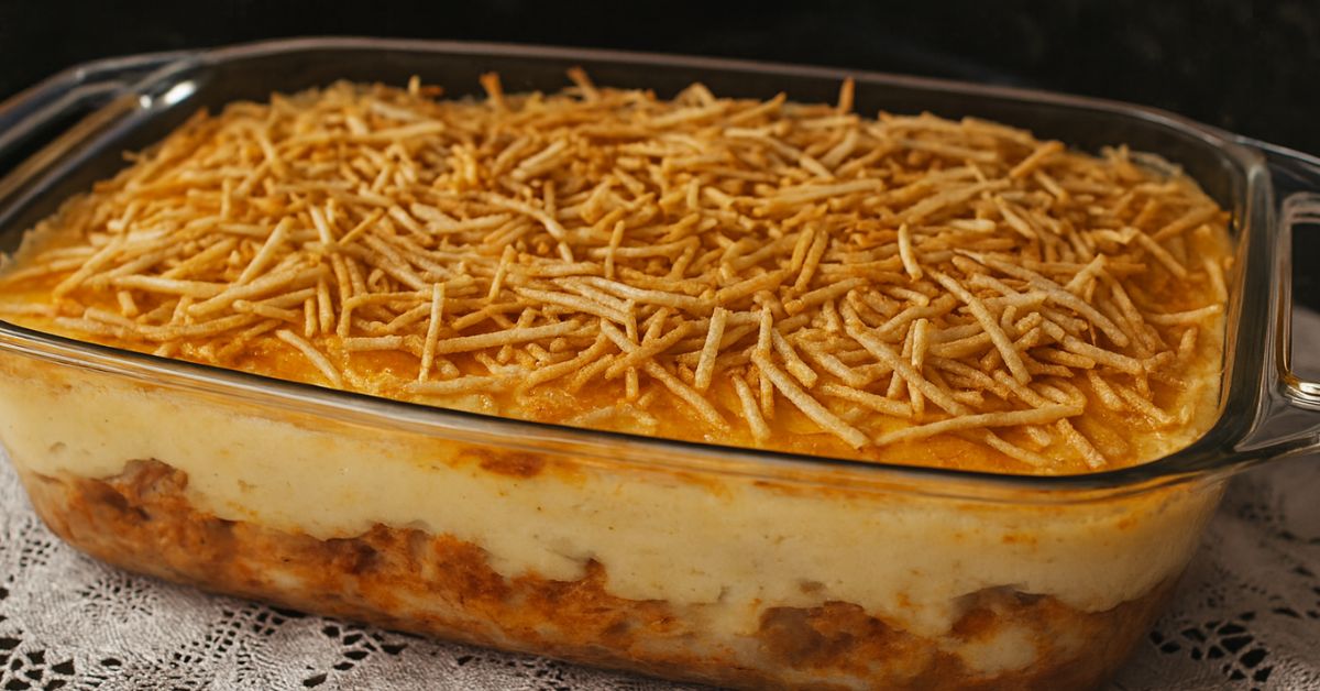 Escondidinho de Batata Doce Roxa com Tilápia - inspiração 2