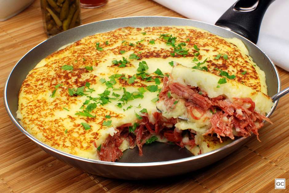 Opção Colorida: Escondidinho de Abóbora Cabotian com Carne Seca Desfiada - inspiração 1