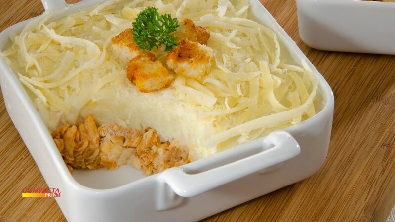 Opção Colorida: Escondidinho de Abóbora Cabotian com Carne Seca Desfiada - inspiração 2