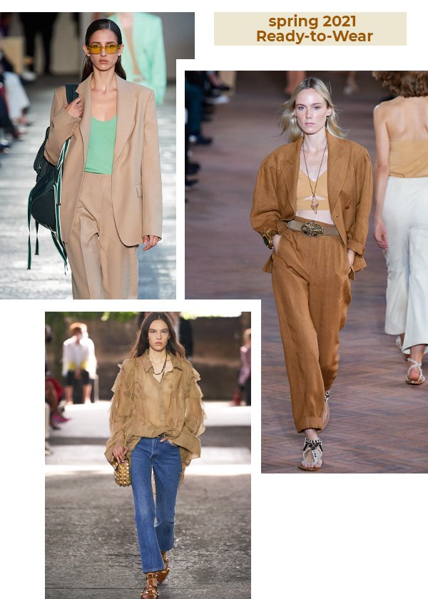 Mistura de Texturas: Camurça, Couro e Seda Terrosos - inspiração 1