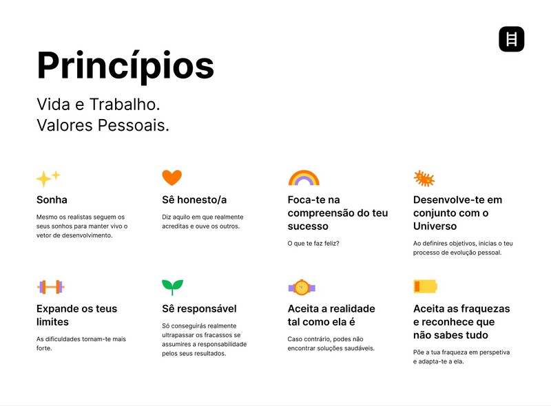 Seus Valores em Evolução: Um Processo Contínuo - inspiração 2