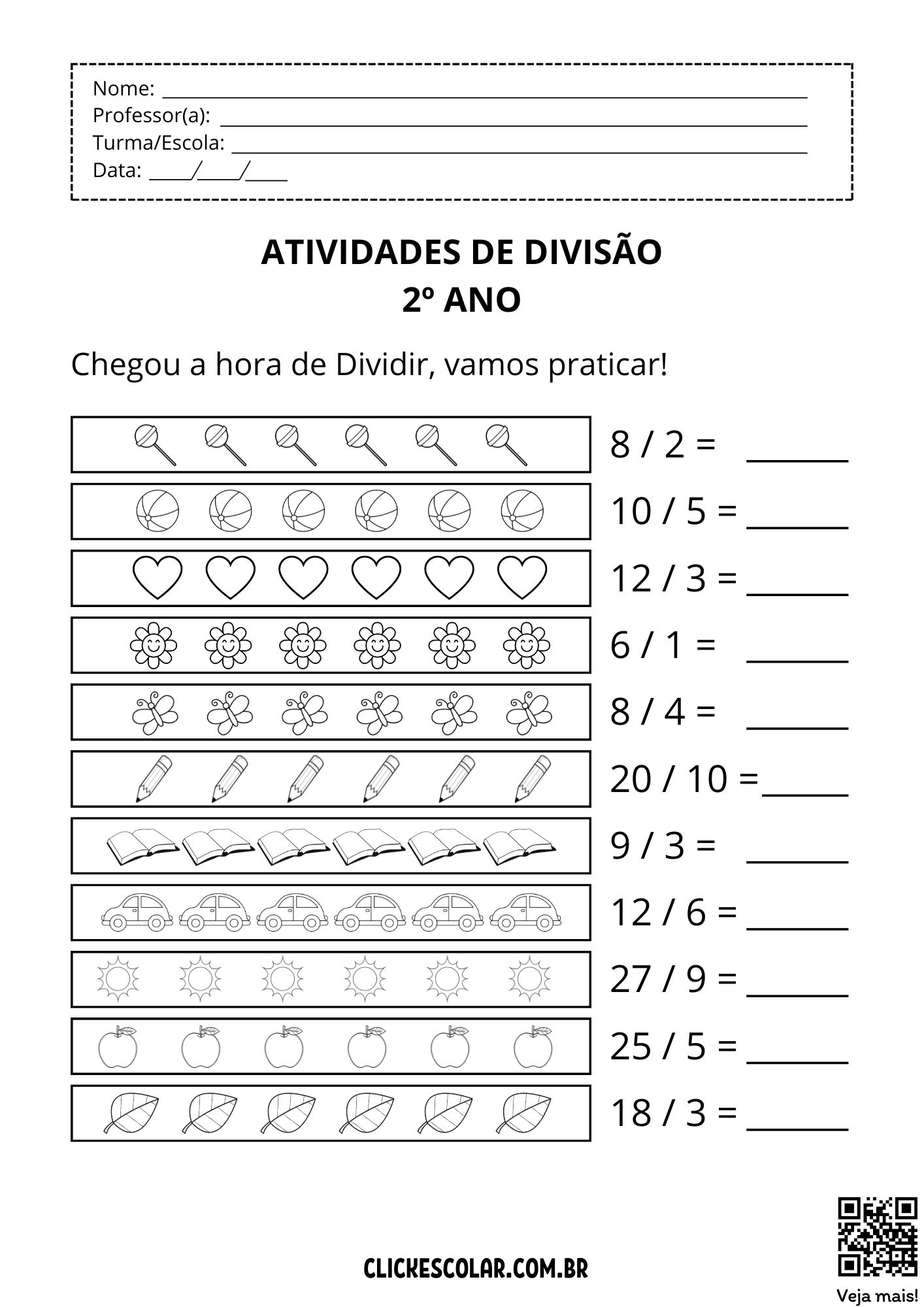 Segundo Passo: Formando o Primeiro Quociente - inspiração 2