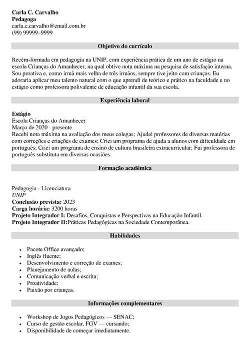 Experiências Voluntárias e Projetos: Mostrando Iniciativa - inspiração 1