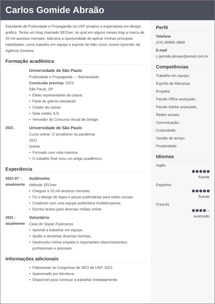 Formatação e Layout: A Primeira Impressão Conta Muito - inspiração 1