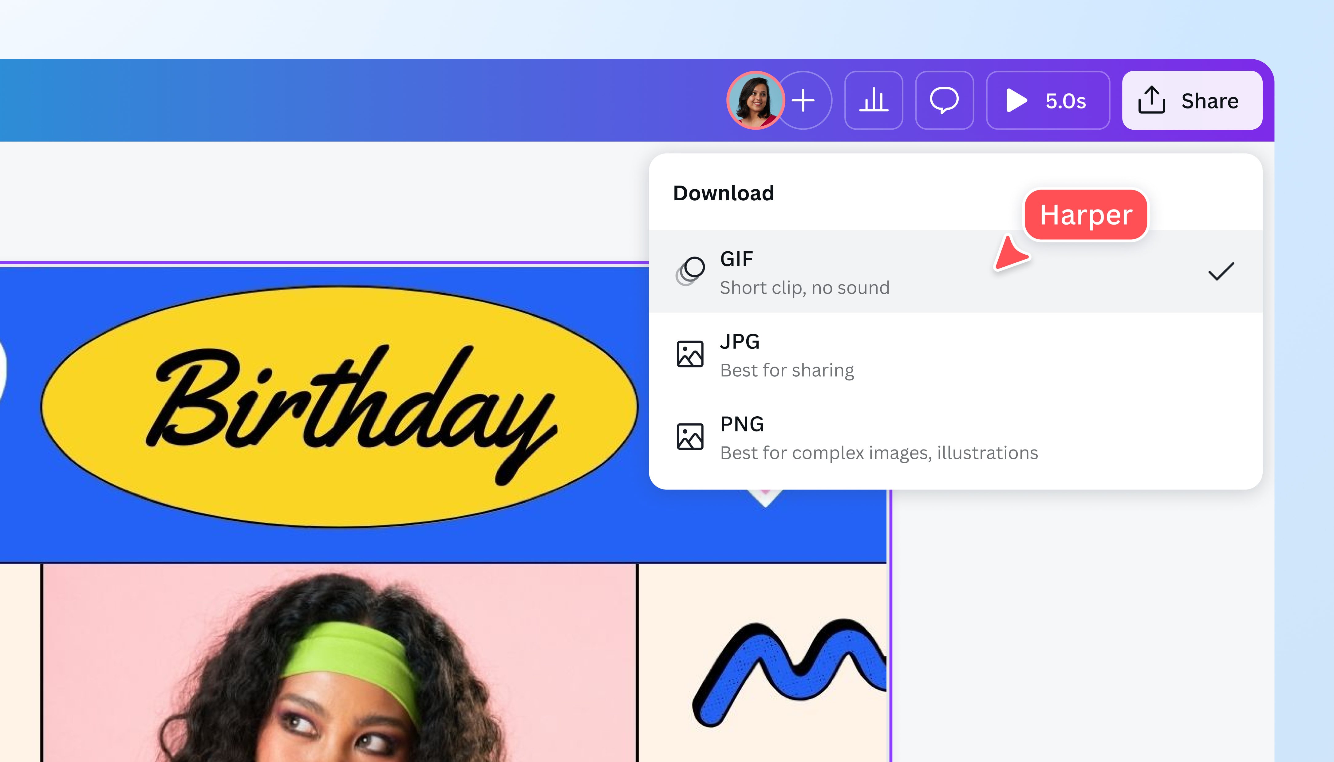 Definindo o Conteúdo Visual do Seu GIF - inspiração 2