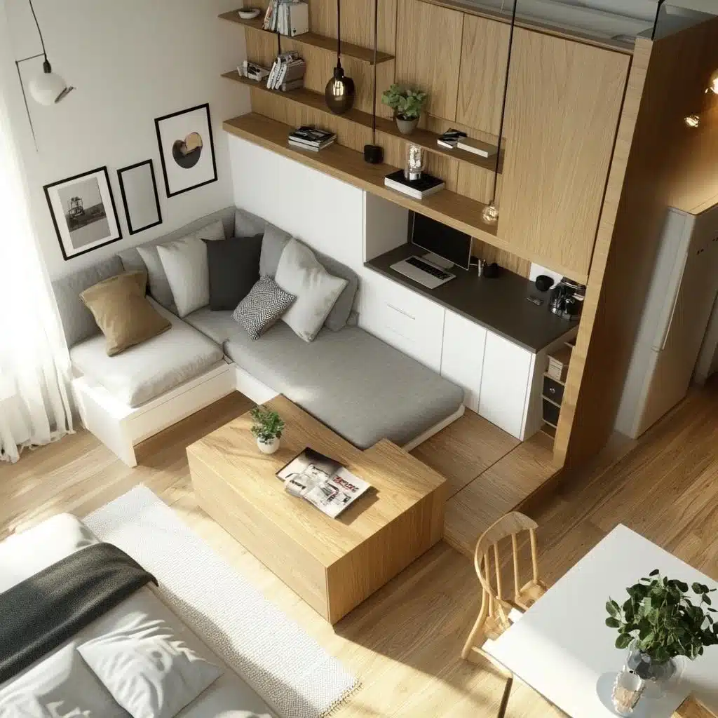 Pufes e Bancos Versáteis: Assento Extra e Apoio - inspiração 1