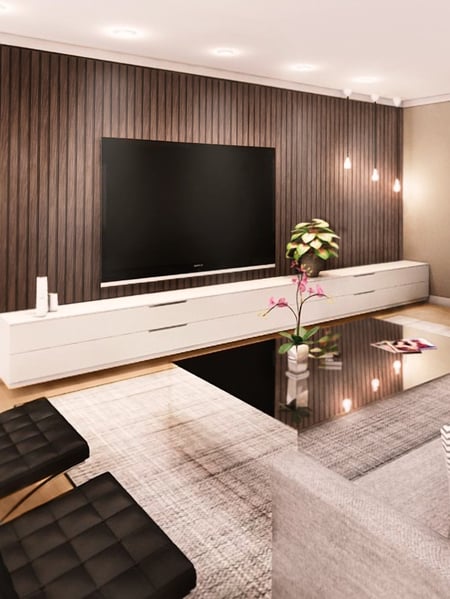 Onde o Painel Ripado Brilha: Versatilidade nos Ambientes - inspiração 2