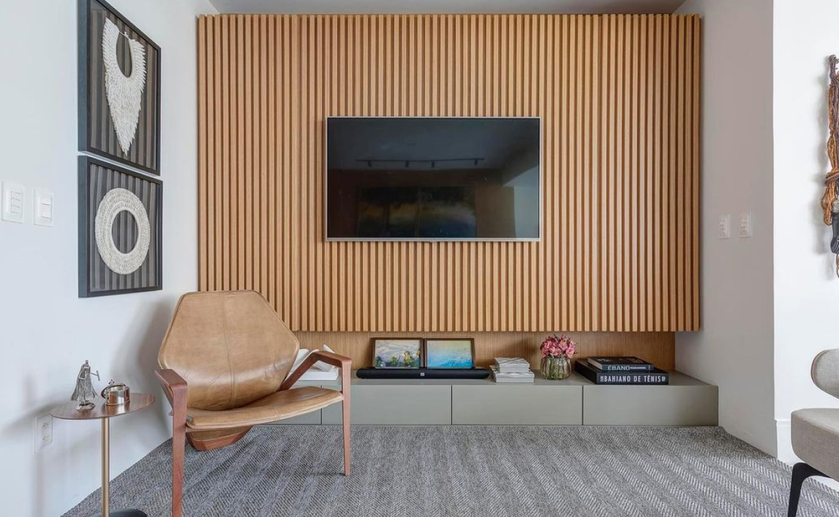 Cores e Acabamentos: Personalizando seu Painel Ripado - inspiração 1