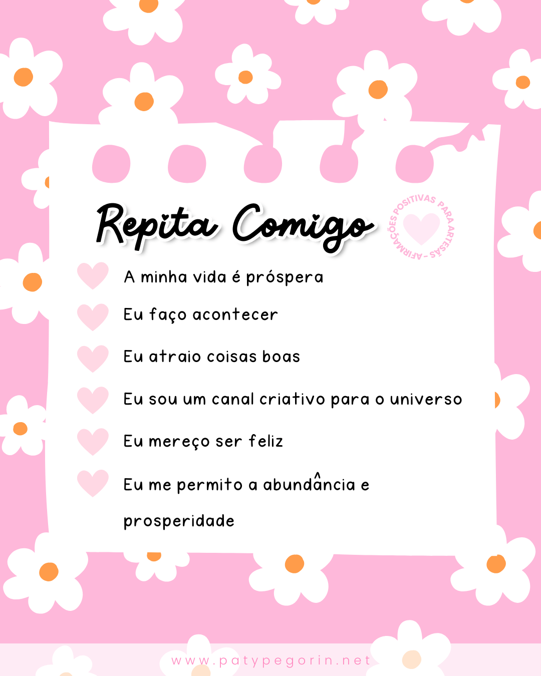 afirmações positivas para ansiedade