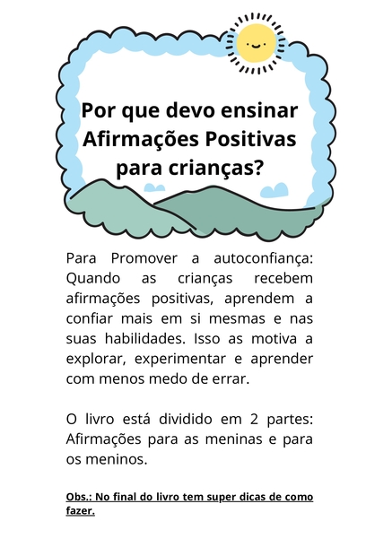 afirmações positivas diárias