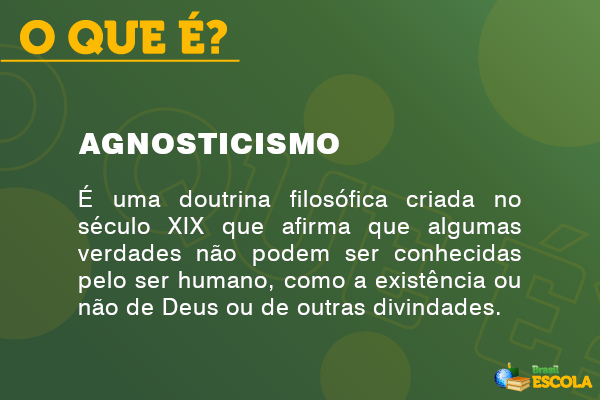 o que é agnosticismo