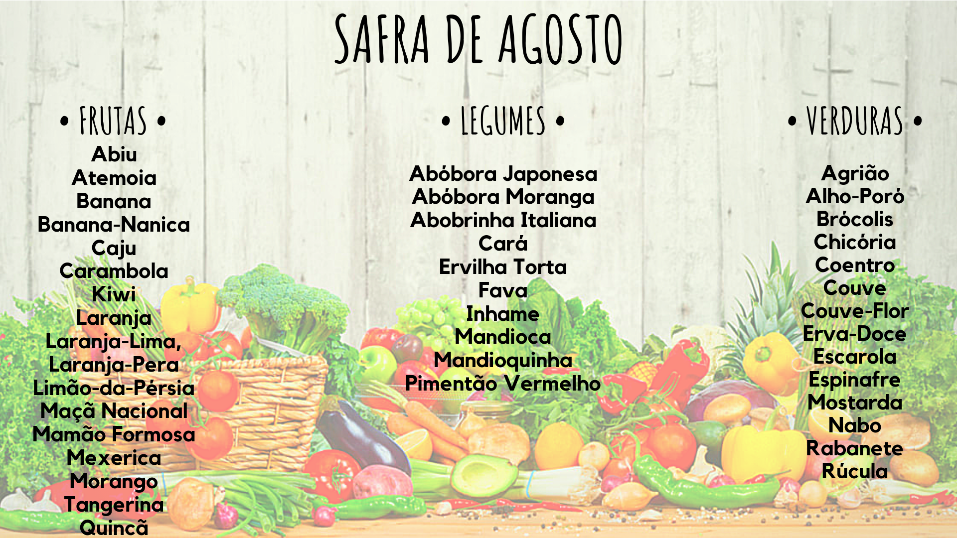 alimentos da safra versus alimentos fora da safra qual escolher