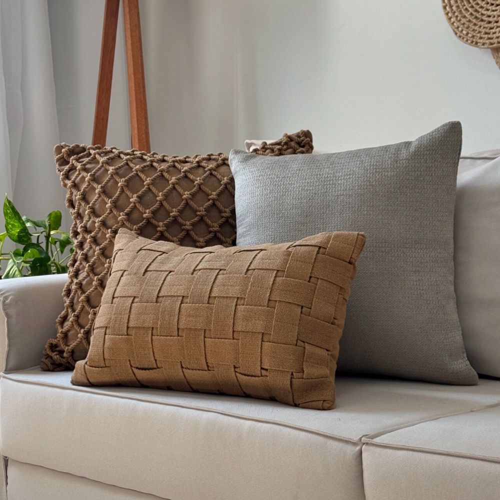 Tendências de Texturas para Almofadas de Sofá Cinza
