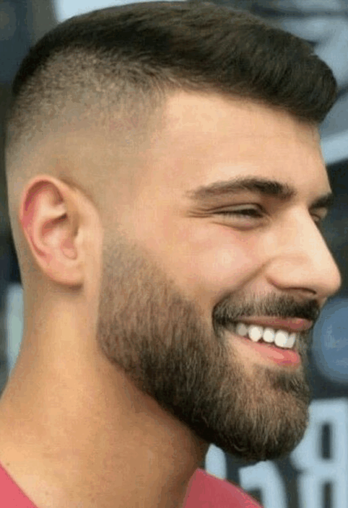 barba e cabelo masculino
