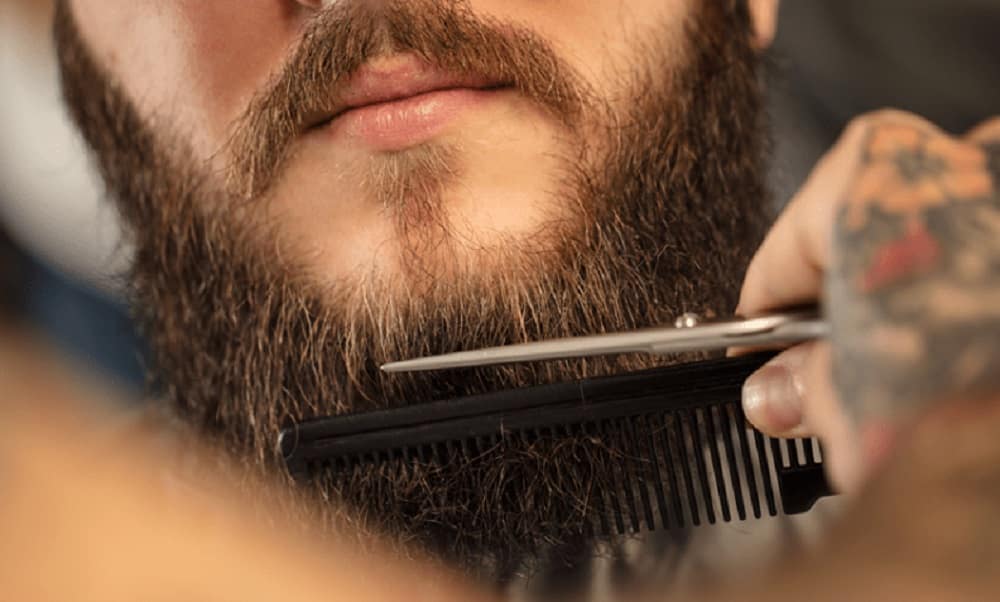como fazer degradê na barba masculina