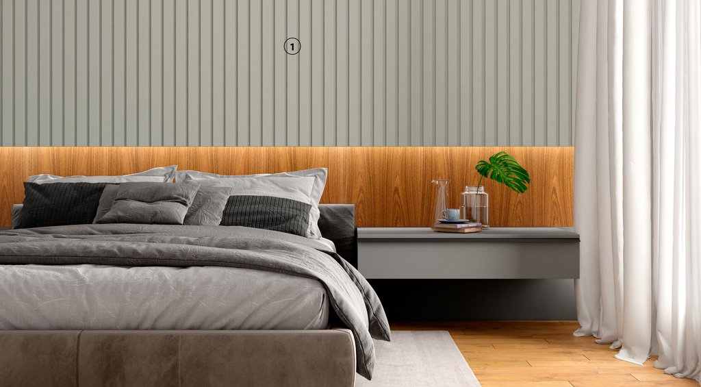 ideias de cabeceira de madeira para quarto pequeno