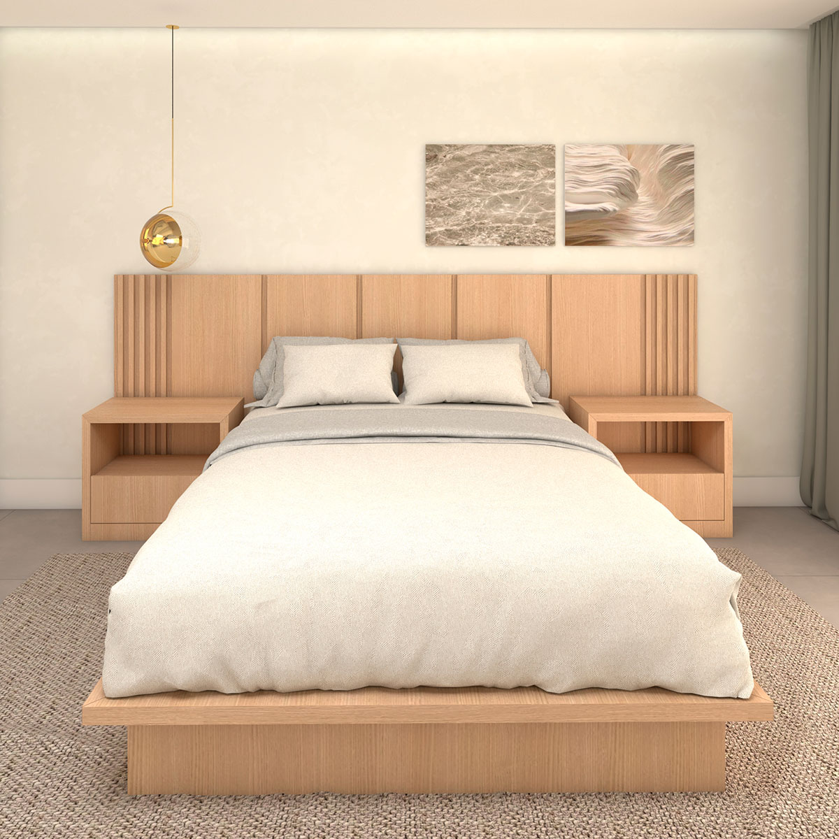 cabeceira de madeira