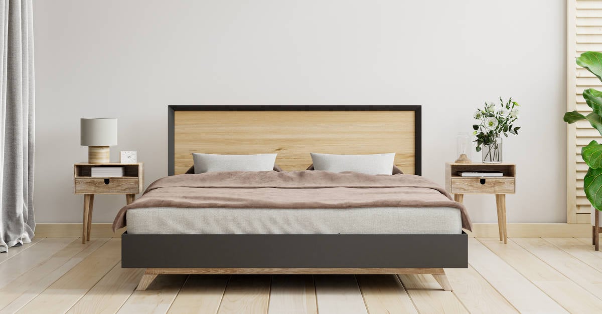 ideias de cabeceira de madeira para quarto pequeno