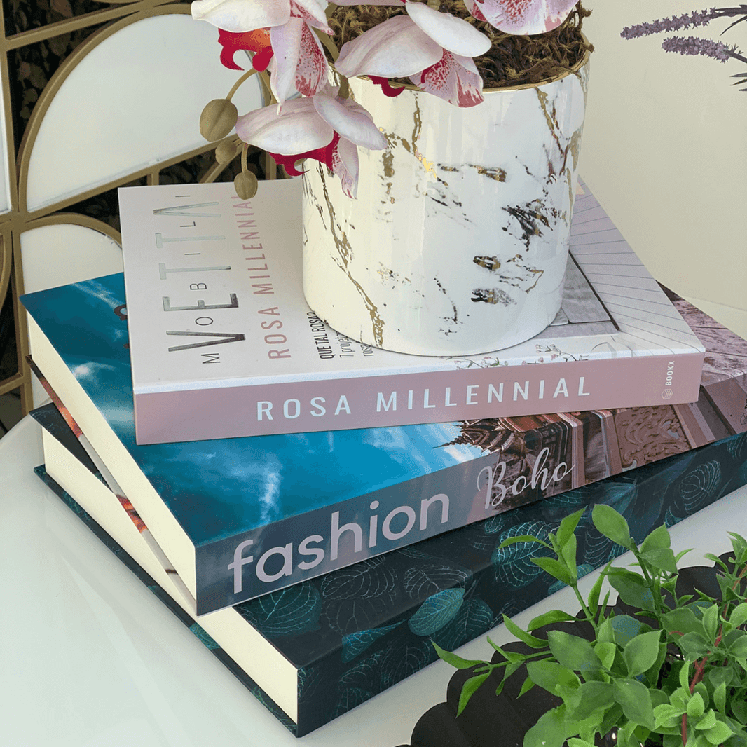 Tendências de decoração: O charme das caixas decorativas com tema de livro