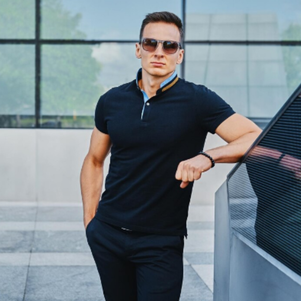 camisa polo masculina