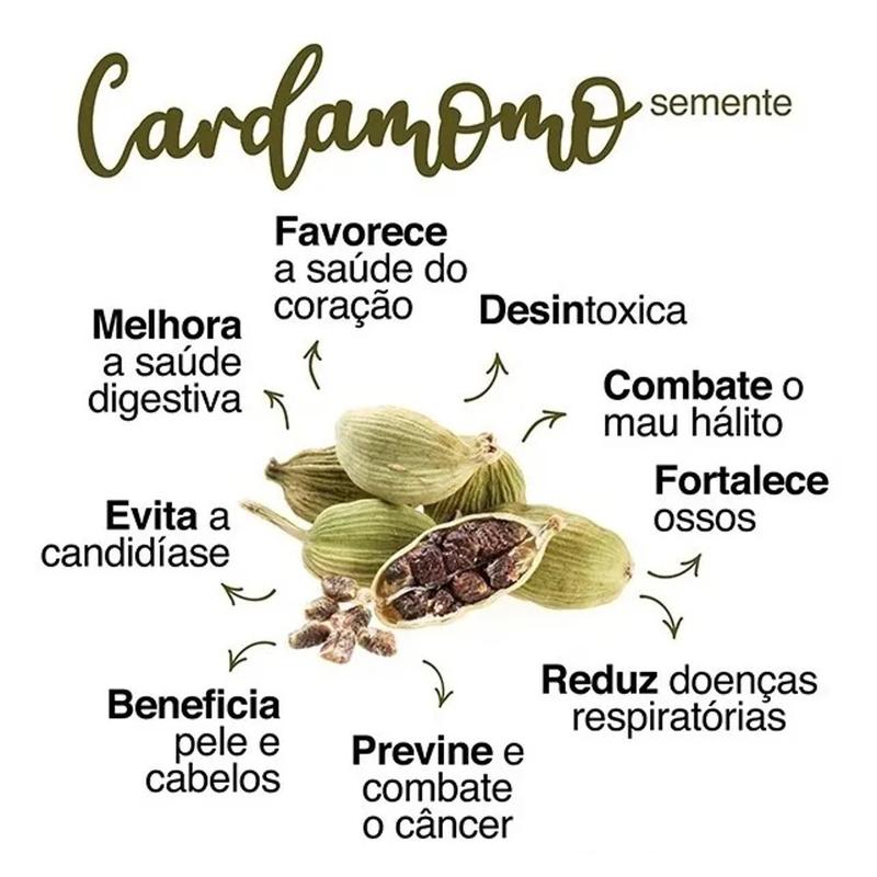 Receita de Chá Digestivo de Cardamomo