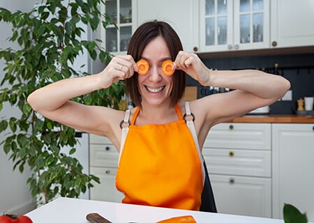 cenoura e a saúde da visão