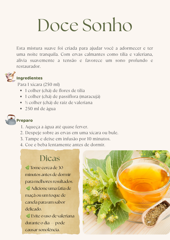 melhores chás para dormir tranquilamente